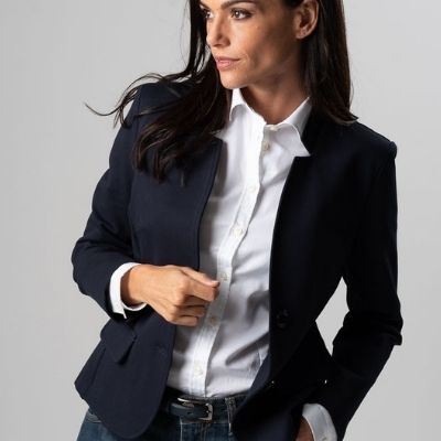 Giacca donna color blu